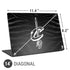 NBA Cleveland Cavaliers Black Animal Print Universal Laptop 14in (11.4 x 8.2in) Skin