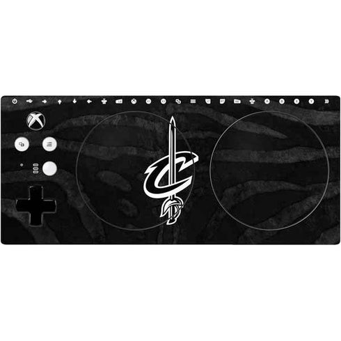 NBA Cleveland Cavaliers Black Animal Print Xbox Adaptive Controller Skin