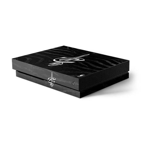 NBA Cleveland Cavaliers Black Animal Print Xbox One X Console Skin
