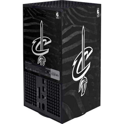 NBA Cleveland Cavaliers Black Animal Print Xbox Series X Bundle Skin