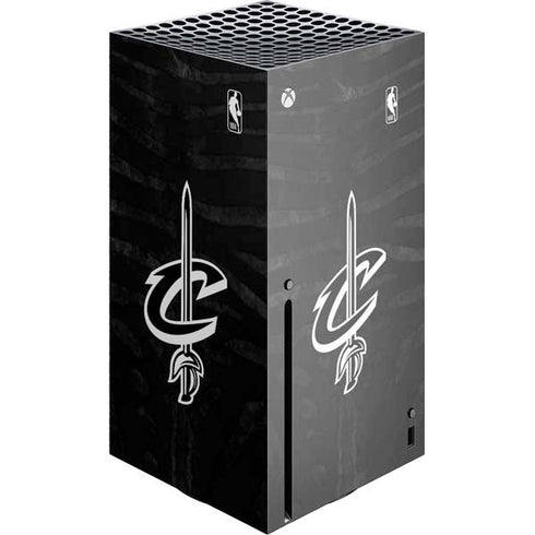 NBA Cleveland Cavaliers Black Animal Print Xbox Series X Console Skin