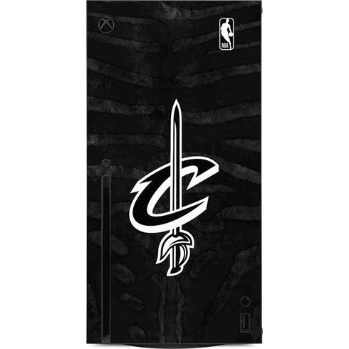 NBA Cleveland Cavaliers Black Animal Print Xbox Series X Console Skin