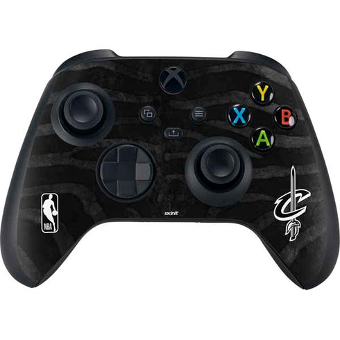 NBA Cleveland Cavaliers Black Animal Print Xbox Series X Controller Skin