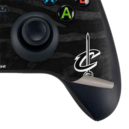 NBA Cleveland Cavaliers Black Animal Print Xbox Series X Controller Skin