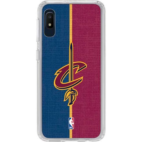 NBA Cleveland Cavaliers Canvas Galaxy A10e Clear Case