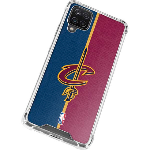 NBA Cleveland Cavaliers Canvas Galaxy A12 Clear Case