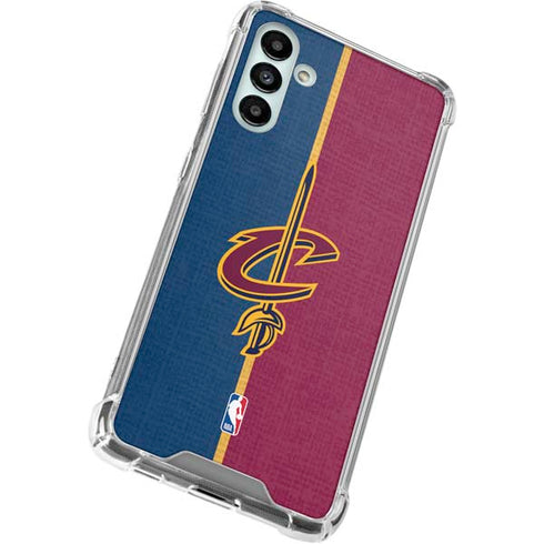 NBA Cleveland Cavaliers Canvas Galaxy A13 5G Clear Case