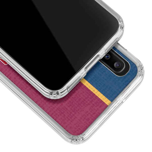 NBA Cleveland Cavaliers Canvas Galaxy A20 Clear Case