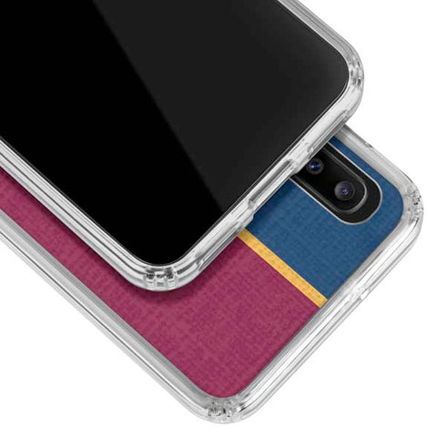 NBA Cleveland Cavaliers Canvas Galaxy A30 Clear Case