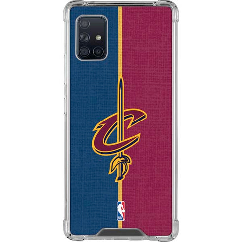 NBA Cleveland Cavaliers Canvas Galaxy A51 5G Clear Case