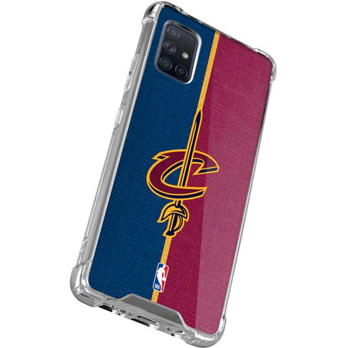 NBA Cleveland Cavaliers Canvas Galaxy A51 5G Clear Case