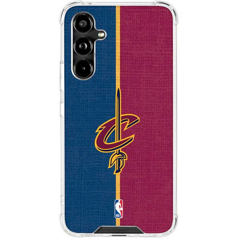 NBA Cleveland Cavaliers Canvas Galaxy A54 5G Clear Case