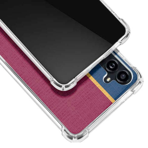 NBA Cleveland Cavaliers Canvas Galaxy A54 5G Clear Case