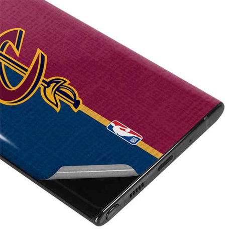 NBA Cleveland Cavaliers Canvas Galaxy Note 10 Plus Skin