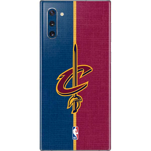 NBA Cleveland Cavaliers Canvas Galaxy Note 10 Skin