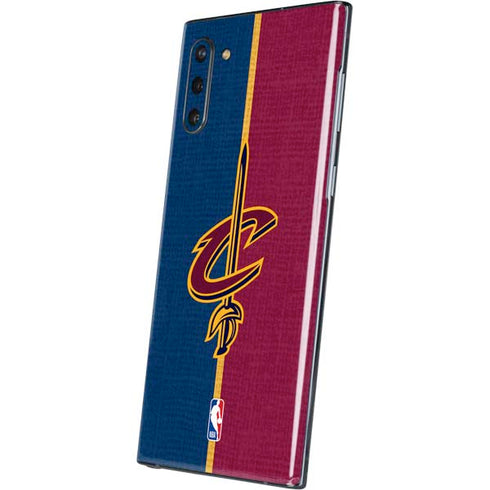 NBA Cleveland Cavaliers Canvas Galaxy Note 10 Skin