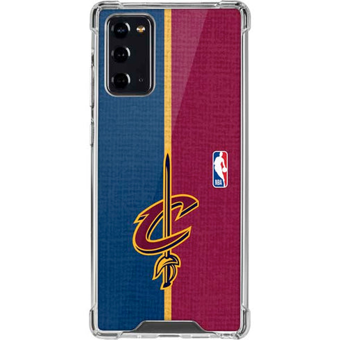 NBA Cleveland Cavaliers Canvas Galaxy Note20 5G Clear Case
