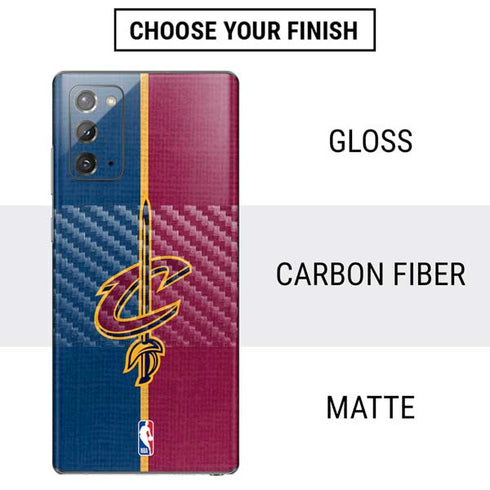 NBA Cleveland Cavaliers Canvas Galaxy Note20 5G Skin