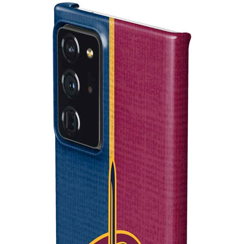 NBA Cleveland Cavaliers Canvas Galaxy Note20 Ultra 5G Lite Case