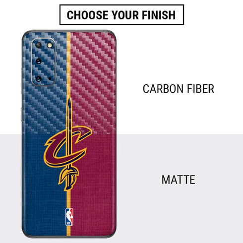 NBA Cleveland Cavaliers Canvas Galaxy S20 Skin