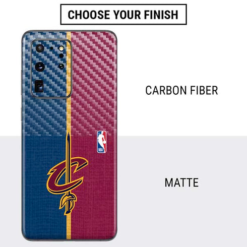 NBA Cleveland Cavaliers Canvas Galaxy S20 Ultra 5G Skin