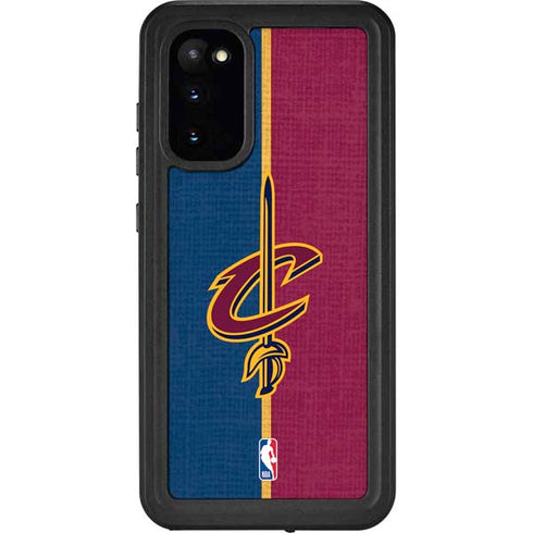 NBA Cleveland Cavaliers Canvas Galaxy S20 Waterproof Case