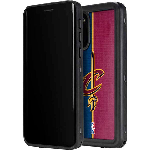NBA Cleveland Cavaliers Canvas Galaxy S20 Waterproof Case
