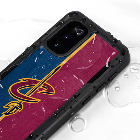 NBA Cleveland Cavaliers Canvas Galaxy S20 Waterproof Case