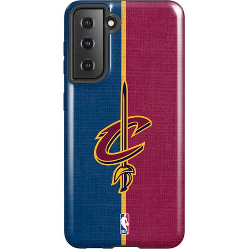 NBA Cleveland Cavaliers Canvas Galaxy S21 5G Pro Case