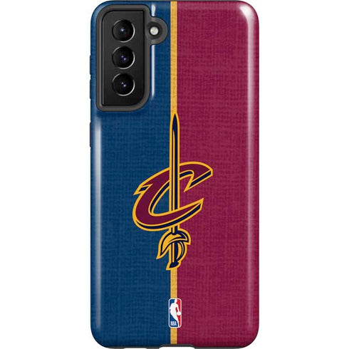 NBA Cleveland Cavaliers Canvas Galaxy S21 FE Pro Case