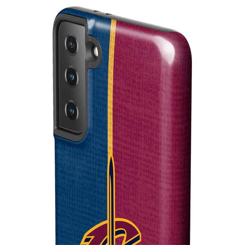 NBA Cleveland Cavaliers Canvas Galaxy S21 FE Pro Case
