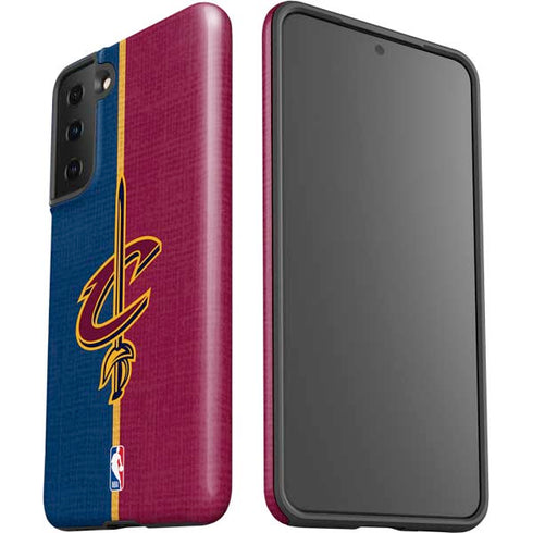 NBA Cleveland Cavaliers Canvas Galaxy S21 FE Pro Case