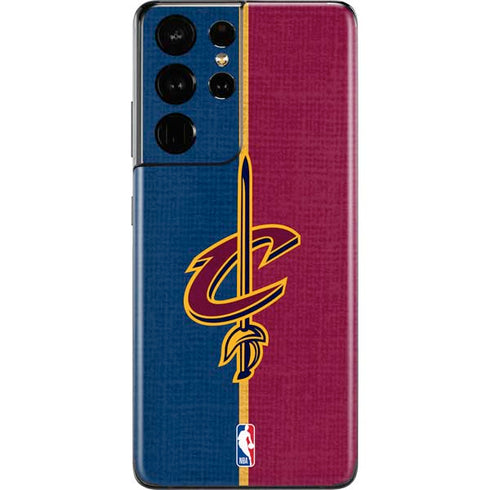NBA Cleveland Cavaliers Canvas Galaxy S21 Ultra 5G Skin