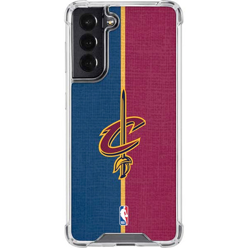 NBA Cleveland Cavaliers Canvas Galaxy S22 Clear Case