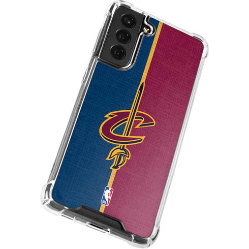 NBA Cleveland Cavaliers Canvas Galaxy S22 Plus Clear Case