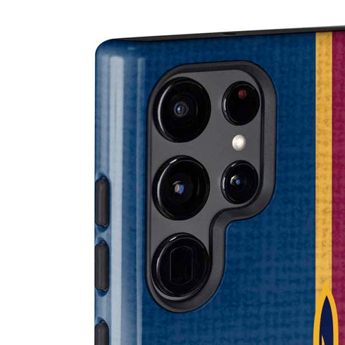 NBA Cleveland Cavaliers Canvas Galaxy S22 Ultra Pro Case