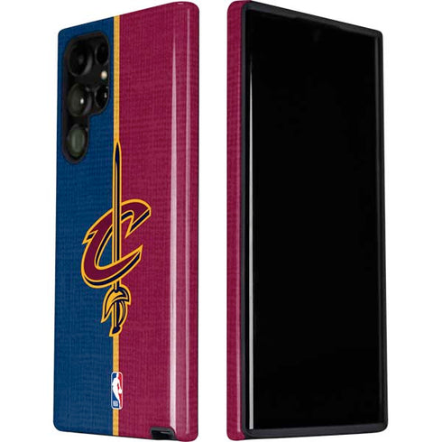 NBA Cleveland Cavaliers Canvas Galaxy S22 Ultra Pro Case