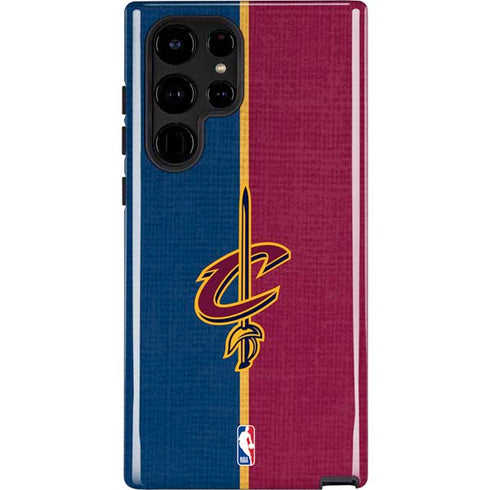 NBA Cleveland Cavaliers Canvas Galaxy S22 Ultra Pro Case