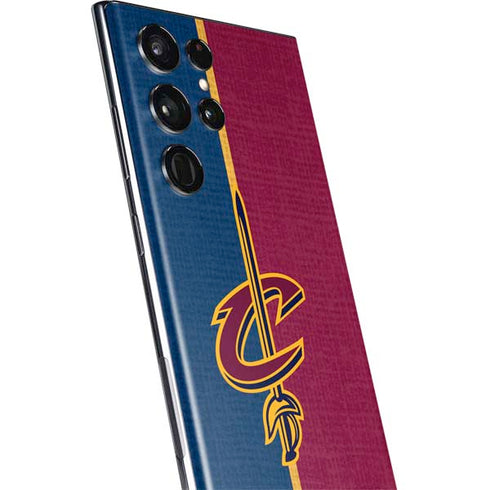 NBA Cleveland Cavaliers Canvas Galaxy S22 Ultra Skin