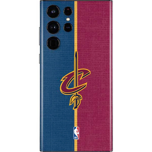 NBA Cleveland Cavaliers Canvas Galaxy S22 Ultra Skin