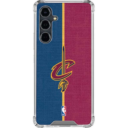 NBA Cleveland Cavaliers Canvas Galaxy S23 FE Clear Case