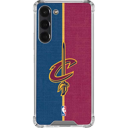 NBA Cleveland Cavaliers Canvas Galaxy S23 Plus Clear Case