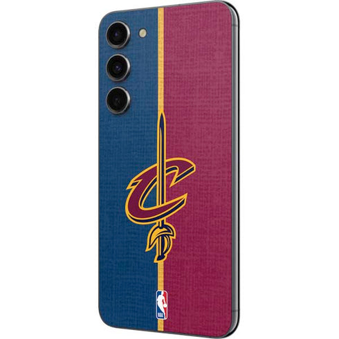 NBA Cleveland Cavaliers Canvas Galaxy S23 Plus Skin