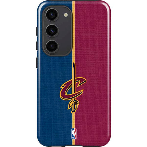 NBA Cleveland Cavaliers Canvas Galaxy S23 Pro Case
