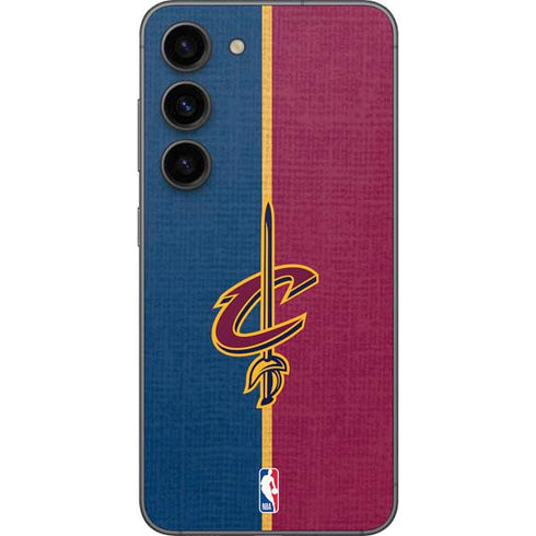 NBA Cleveland Cavaliers Canvas Galaxy S23 Skin