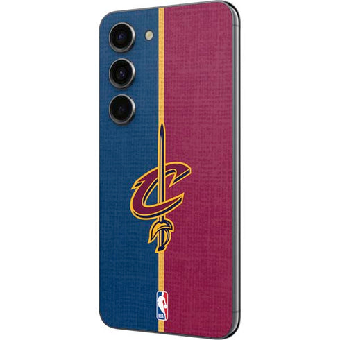 NBA Cleveland Cavaliers Canvas Galaxy S23 Skin
