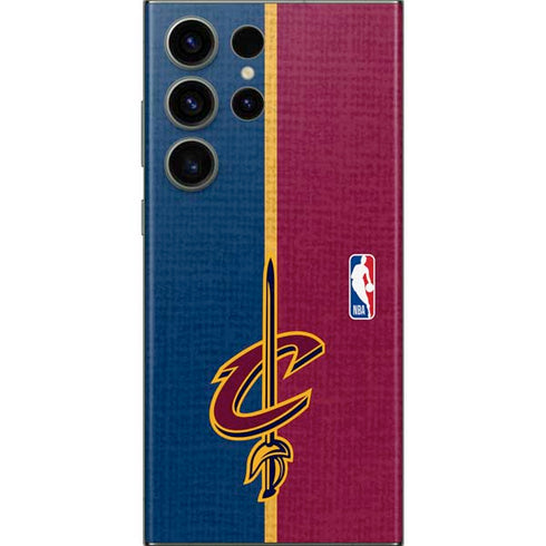 NBA Cleveland Cavaliers Canvas Galaxy S23 Ultra Skin