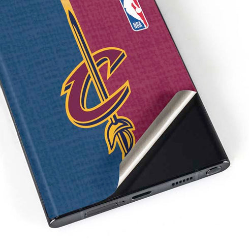 NBA Cleveland Cavaliers Canvas Galaxy S23 Ultra Skin