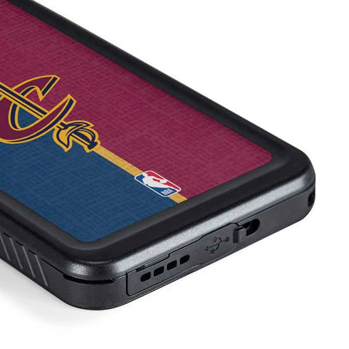 NBA Cleveland Cavaliers Canvas Galaxy S23 Waterproof Case