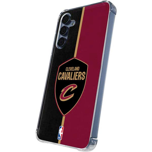 NBA Cleveland Cavaliers Canvas Galaxy S24 Clear Case